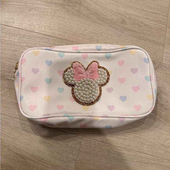 Stoney Clover Lane Handbags - Disney Stoney Clover Lane Minnie Mouse Pastel Hearts Collection Pink Pearl NWOT